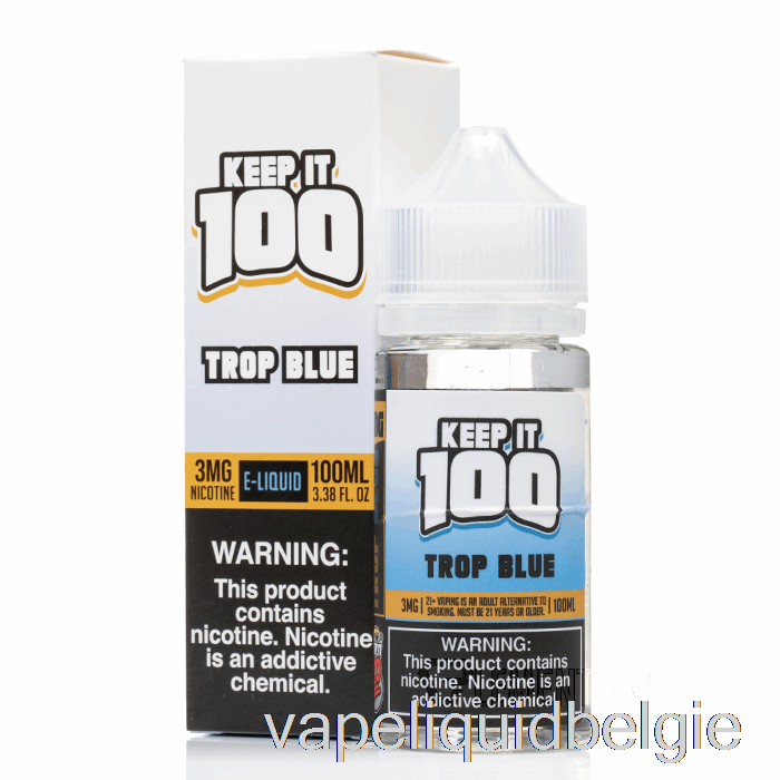 Vape Smaken Trop Blauw - Bewaar Het 100 E-vloeistof - 100 Ml 0 Mg